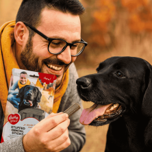 DuvoPlus Chew! Barritas Dentales Menta | Snack Dental Aliento Fresco Perros