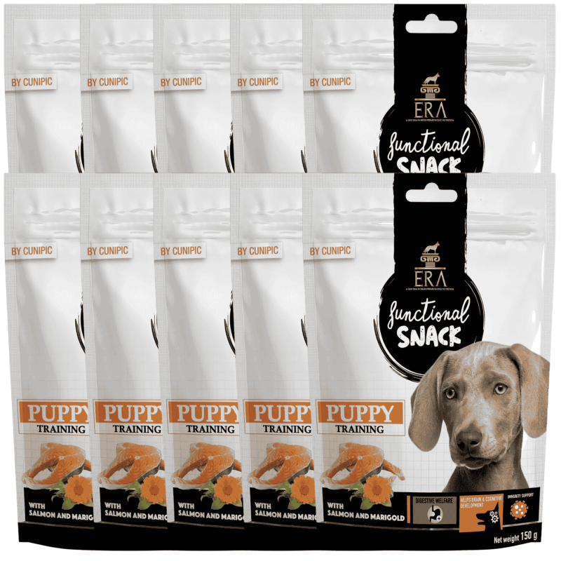 ERA Training Snacks Salmón y Caléndula 150g | Refuerzo Inmunitario Cachorros