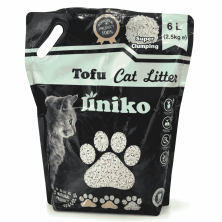 Arena de Tofu Uniko para Gatos 6L y 18L | Biodegradable y aglomerante