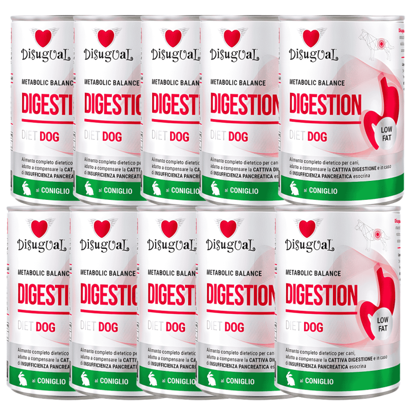 Disugual Diet Digestión Conejo 400g | Alimento húmedo monoproteico
