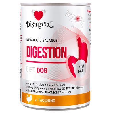 Disugual Diet Digestión Pavo 400g | Alimento húmedo monoproteico