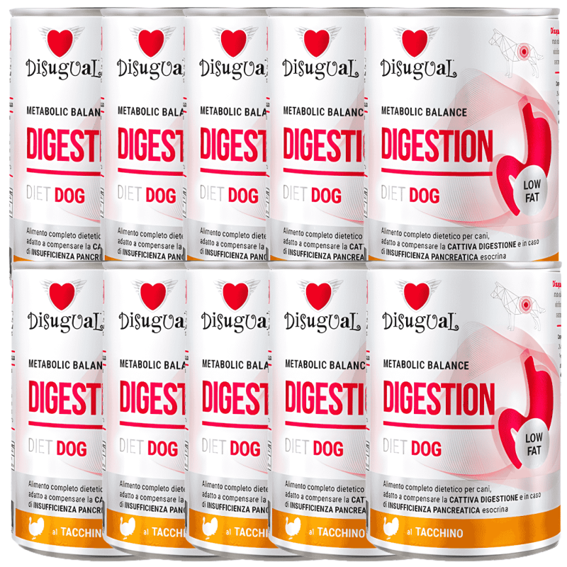 Disugual Diet Digestión Pavo 400g | Alimento húmedo monoproteico