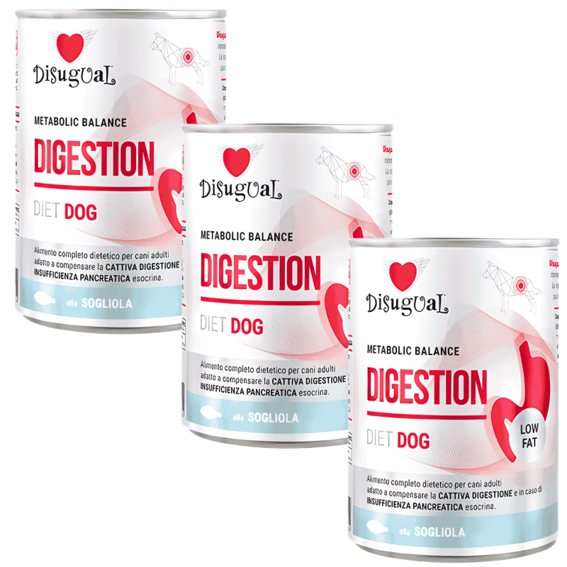 Disugual Diet Digestión Pescado Blanco 400g | Alimento monoproteico