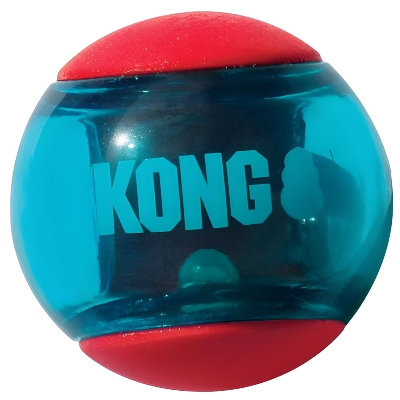 KONG Squeezz Action Ball 6 cm | Pack 3 pelotas resistentes