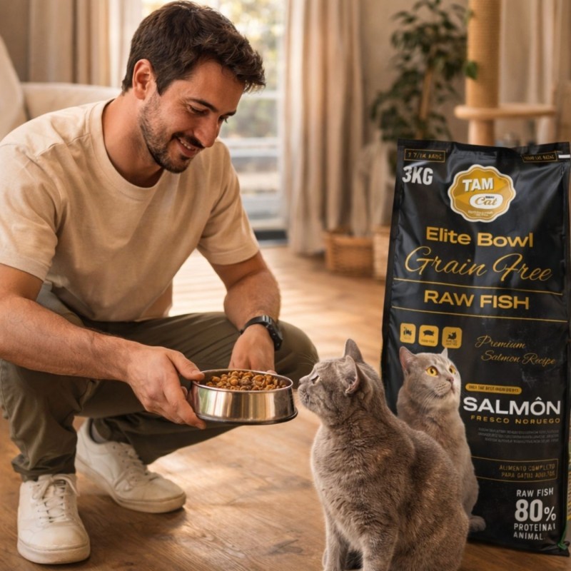 Tam Cat Elite Gato Adulto Salmón Grain Free | Pienso Premium 3 kg