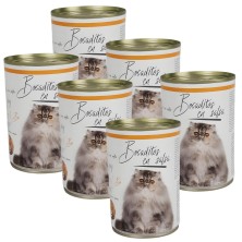 Lata Bocaditos en Salsa con Buey 415g | Alimento Húmedo para Gatos