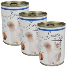 Lata Bocaditos en Salsa con Atún 415g | Alimento Húmedo para Gatos