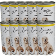Lata Bocaditos en Salsa con Pollo 1.230g | Alimento Húmedo para Perros