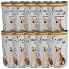 Lata Bocaditos en Salsa con Buey 1.230g | Pack Ahorro Perro Adulto