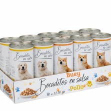 Pack 10 Latas Perro 1.230g | 5 Pollo + 5 Buey | Ahorro y Variedad