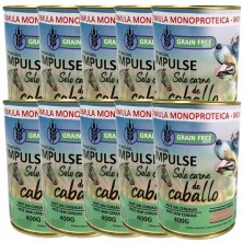 Lata Paté Impulse Caballo 97% | Alimento Húmedo Monoproteico e Hipoalergénico 400g