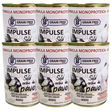 Impulse Pavo 97% Carne | Comida Húmeda Monoprotéica Perros