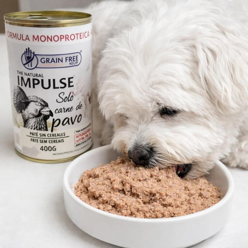 Impulse Pavo 97% Carne | Comida Húmeda Monoprotéica Perros