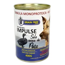 Impulse Pato 97% | Comida Húmeda Monoprotéica y Sin Cereales