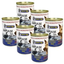 Impulse Pato 97% | Comida Húmeda Monoprotéica y Sin Cereales