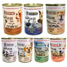 Pack 10 Latas Impulse 97% Carne | Comida Húmeda Natural Perros