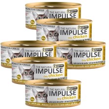 Impulse Gatos Pollo 85g | Comida Húmeda Natural y Sin Cereales