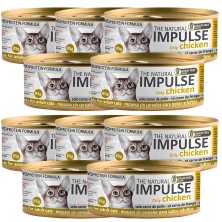 Impulse Gatos Pollo 85g | Comida Húmeda Natural y Sin Cereales
