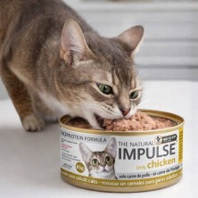 Impulse Gatos Pollo 85g | Comida Húmeda Natural y Sin Cereales