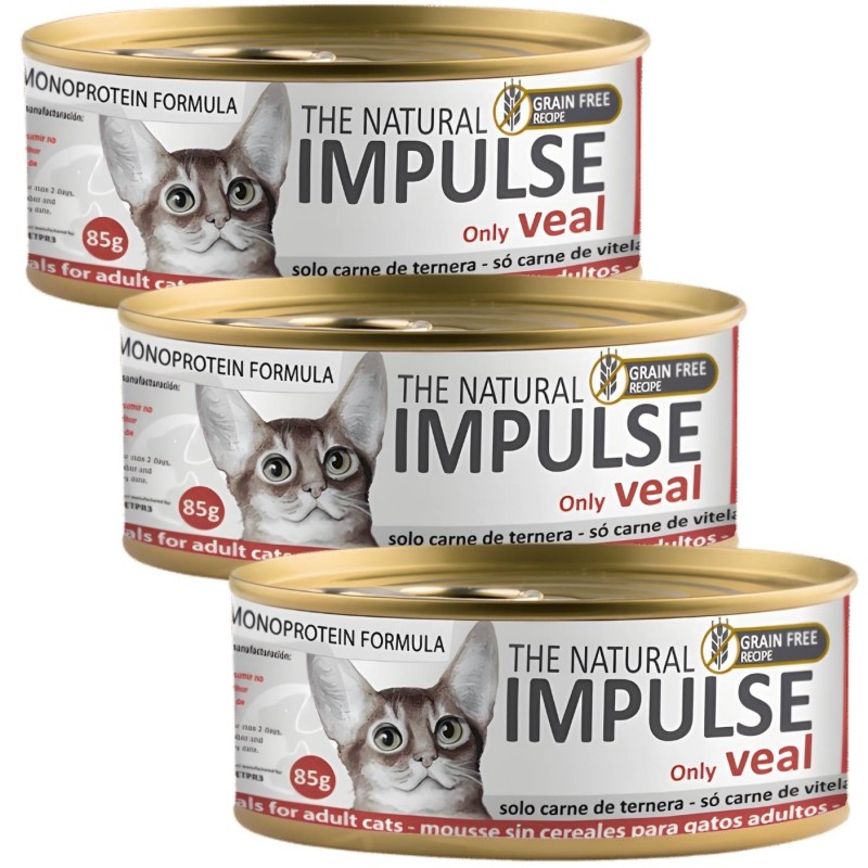 Impulse Ternera Gatos | Dieta de Eliminación y Exclusión