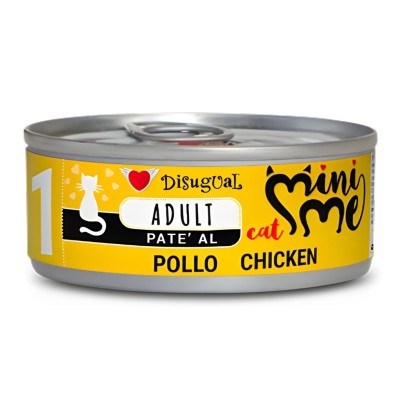 Disugual Mini-me Adulto Pollo 85g | Comida Húmeda Natural Gatos