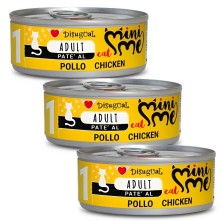 Disugual Mini-me Adulto Pollo 85g | Comida Húmeda Natural Gatos