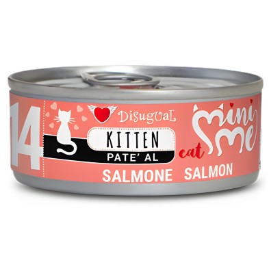 Disugual Mini-me Kitten 14 Salmón 85g | Comida Húmeda Gatitos