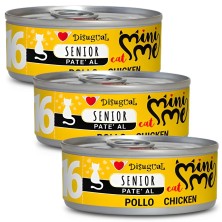 Disugual Mini-me Senior 16 Pollo 85g | Comida Húmeda Gatos Senior