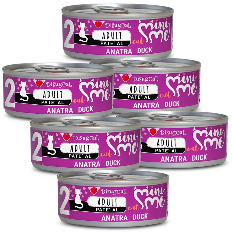Disugual Mini-me Adulto 2 Pato 85g | Comida Húmeda Natural