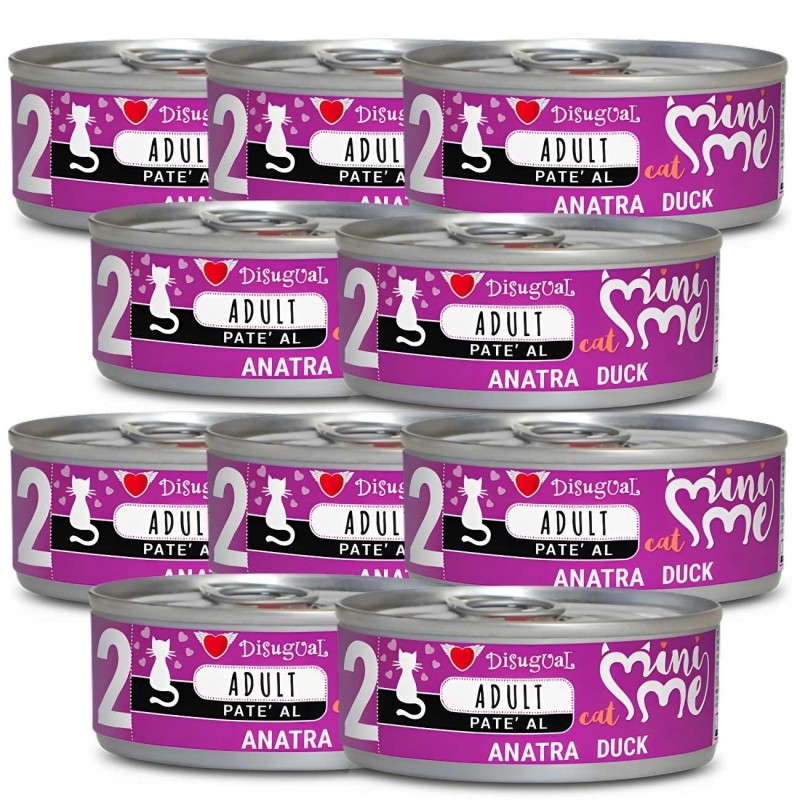 Disugual Mini-me Adulto 2 Pato 85g | Comida Húmeda Natural