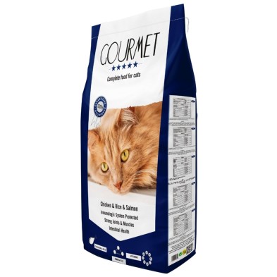 Tam Cat Gourmet 3 kg | Pienso para Gatos con Pollo, Arroz y Taurina