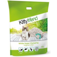 Arena Tofu KittyFriend 15 L | Control de Olores y Sin Polvo