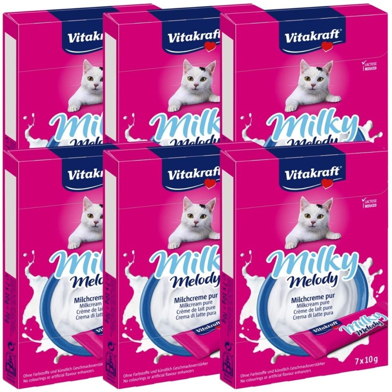 Snack Líquido Vitakraft Cat Milky Melody | Crema de Leche para Gatos