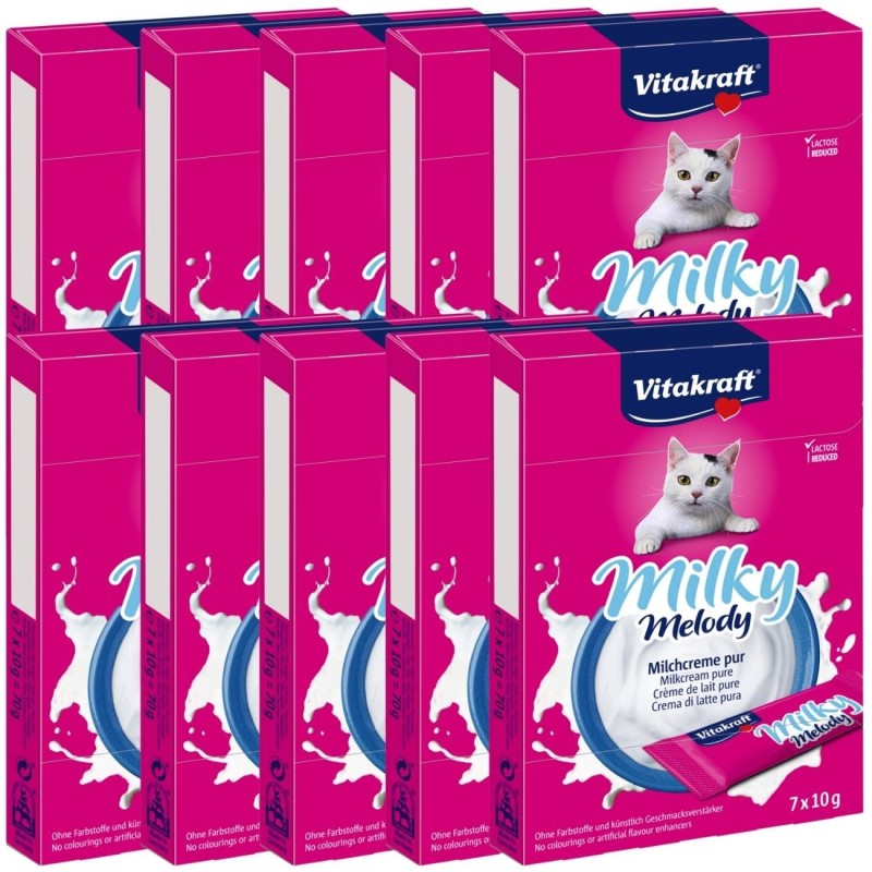 Snack Líquido Vitakraft Cat Milky Melody | Crema de Leche para Gatos