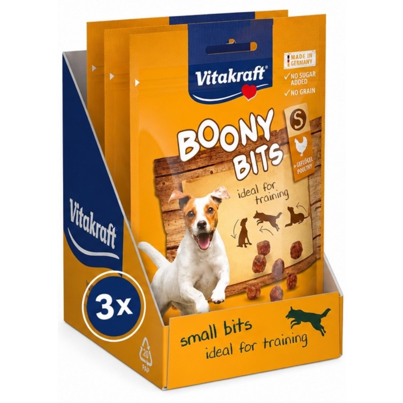 Vitakraft Boony Bits Talla S 120g | Premios Mini para Perros Pequeños