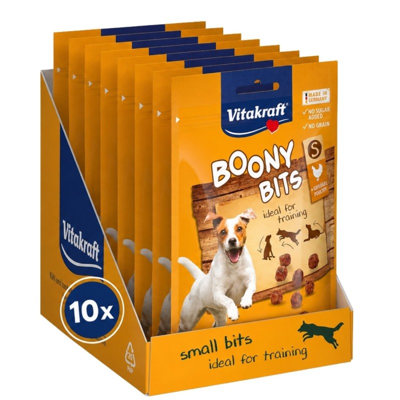 Vitakraft Boony Bits Talla S 120g | Premios Mini para Perros Pequeños