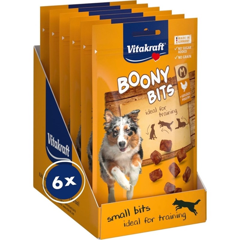 Vitakraft Boony Bits Talla M 120g | Premios Blandos para Perros Medianos