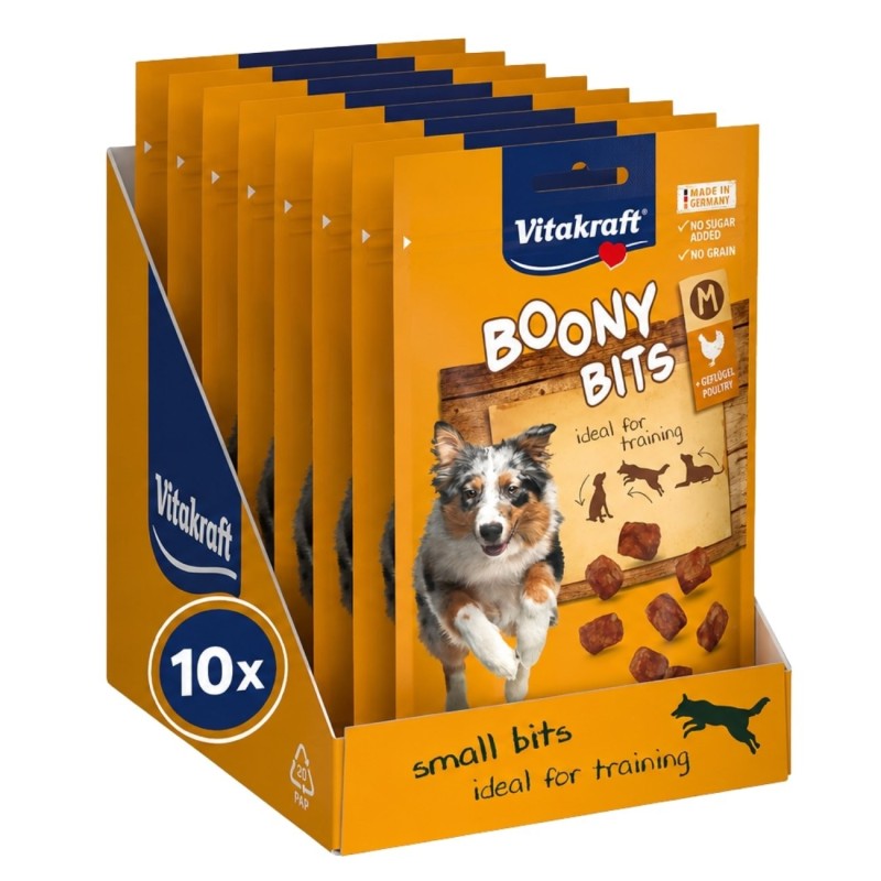 Vitakraft Boony Bits Talla M 120g | Premios Blandos para Perros Medianos
