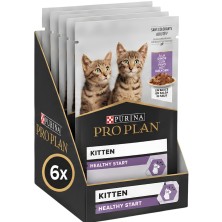 Purina Pro Plan Kitten Pavo en Salsa 85g | Alimento Húmedo para Gatitos