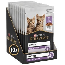 Purina Pro Plan Kitten Pavo en Salsa 85g | Alimento Húmedo para Gatitos