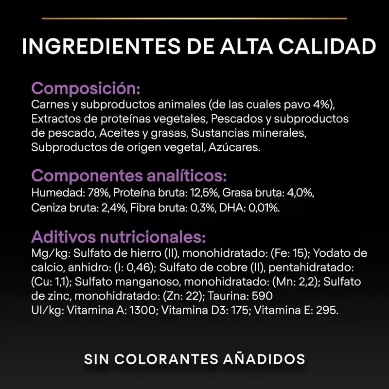 Purina Pro Plan Kitten Pavo en Salsa 85g | Alimento Húmedo para Gatitos