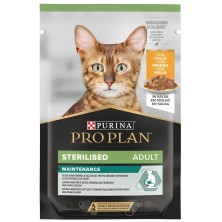 Purina Pro Plan Sterilised Pollo en Salsa 85g | Alimento para Gatos Esterilizados