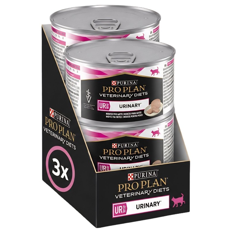 Purina Pro Plan Feline UR Urinary Mousse 195g | Alimento Húmedo para Gatos
