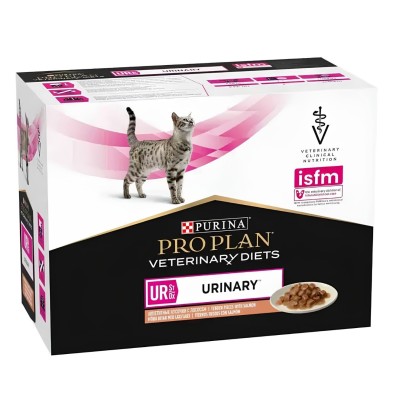 Purina Pro Plan Feline UR Urinary Salmón 10x85g | Comida Húmeda Gatos