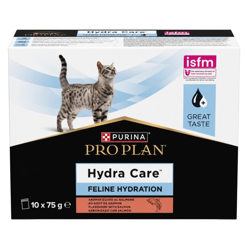 Purina Pro Plan Hydra Care Gatos Salmón Caja 10x75g | Suplemento Hidratación