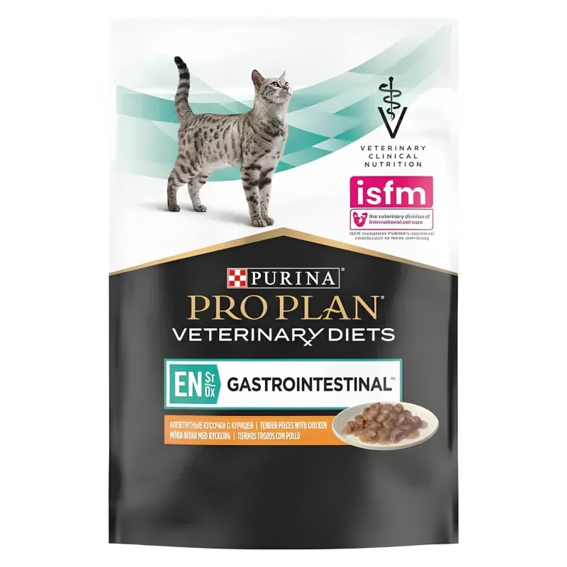 Pro Plan Veterinary Diets Feline EN Gastrointestinal Pollo | Caja 10x85g