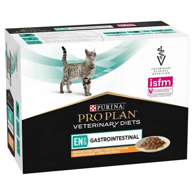 Pro Plan Veterinary Diets Feline EN Gastrointestinal Pollo | Caja 10x85g
