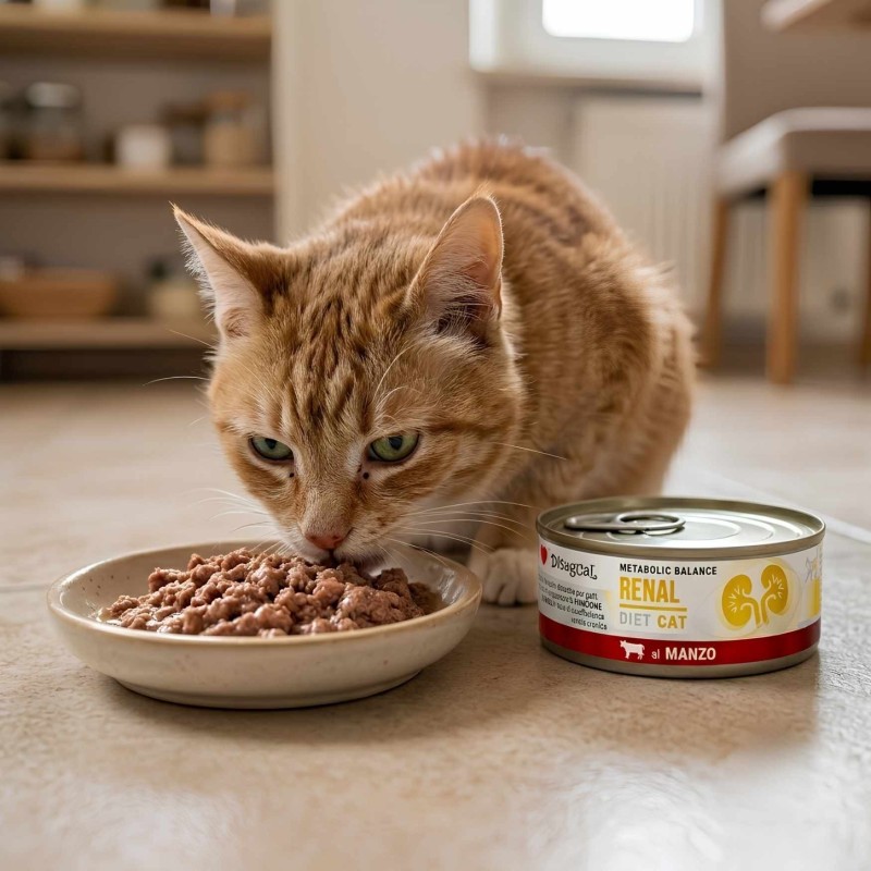 Disugual Metabolic Diet Cat Renal Buey 85g | Latas 1, 3, 6 y 10 uds
