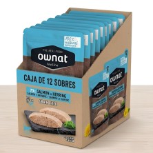 Caja 12x Sobres Ownat Wetline Gato Salmón y Arenque 85g | Sevilla