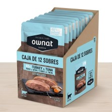 Caja 12x Sobres Ownat Wetline Gato Esterilizado Pavo y Atún | Sevilla